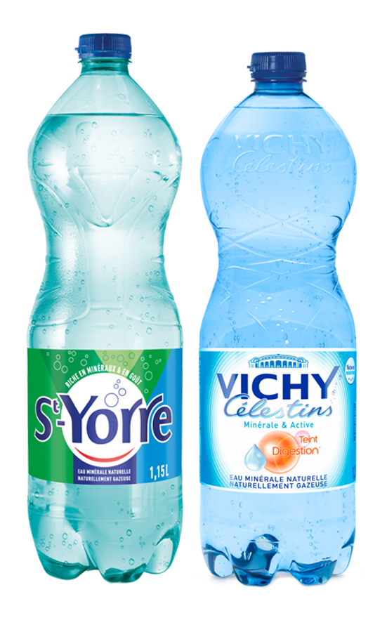 Bouteilles St-Yorre et Vichy